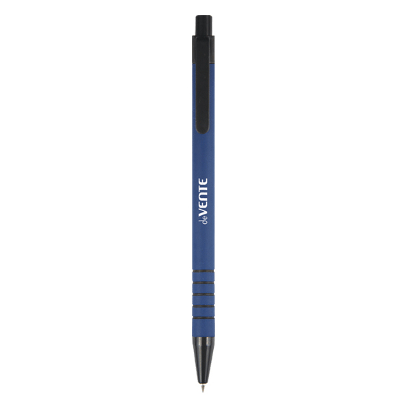 Ручка шариковая автомат. 0,7 мм "deVENTE" синий корпус с покрытием Soft, СИНЯЯ