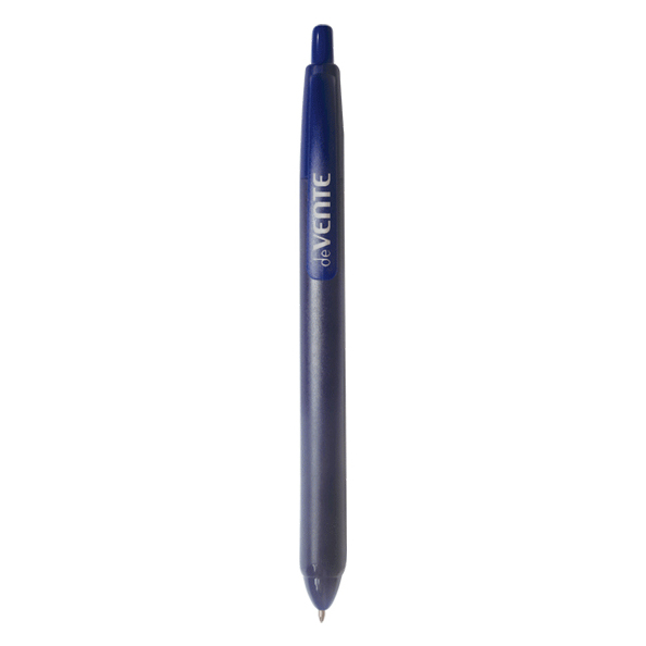 Ручка шариковая автомат. 1,0 мм "deVENTE" трехгранный корпус с переходом в круглый, синяя